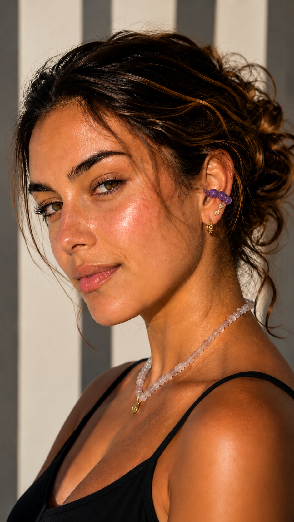 Crystal Ear Cuff Single Ear Cuff (No Piercing Required