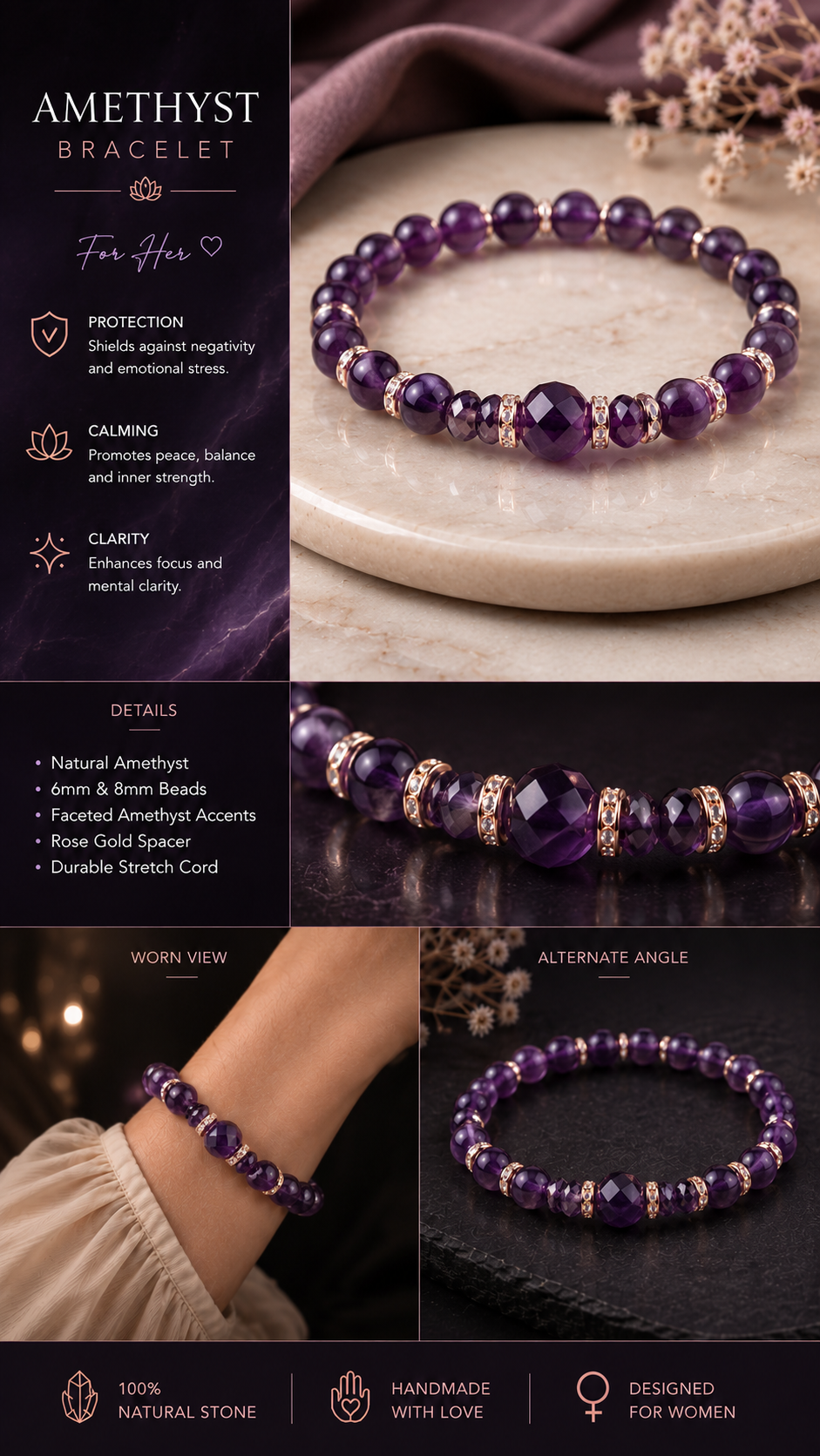 Elegant Gemstone Bracelet