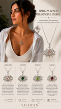 Evil Eye Crystal Pendant Necklace