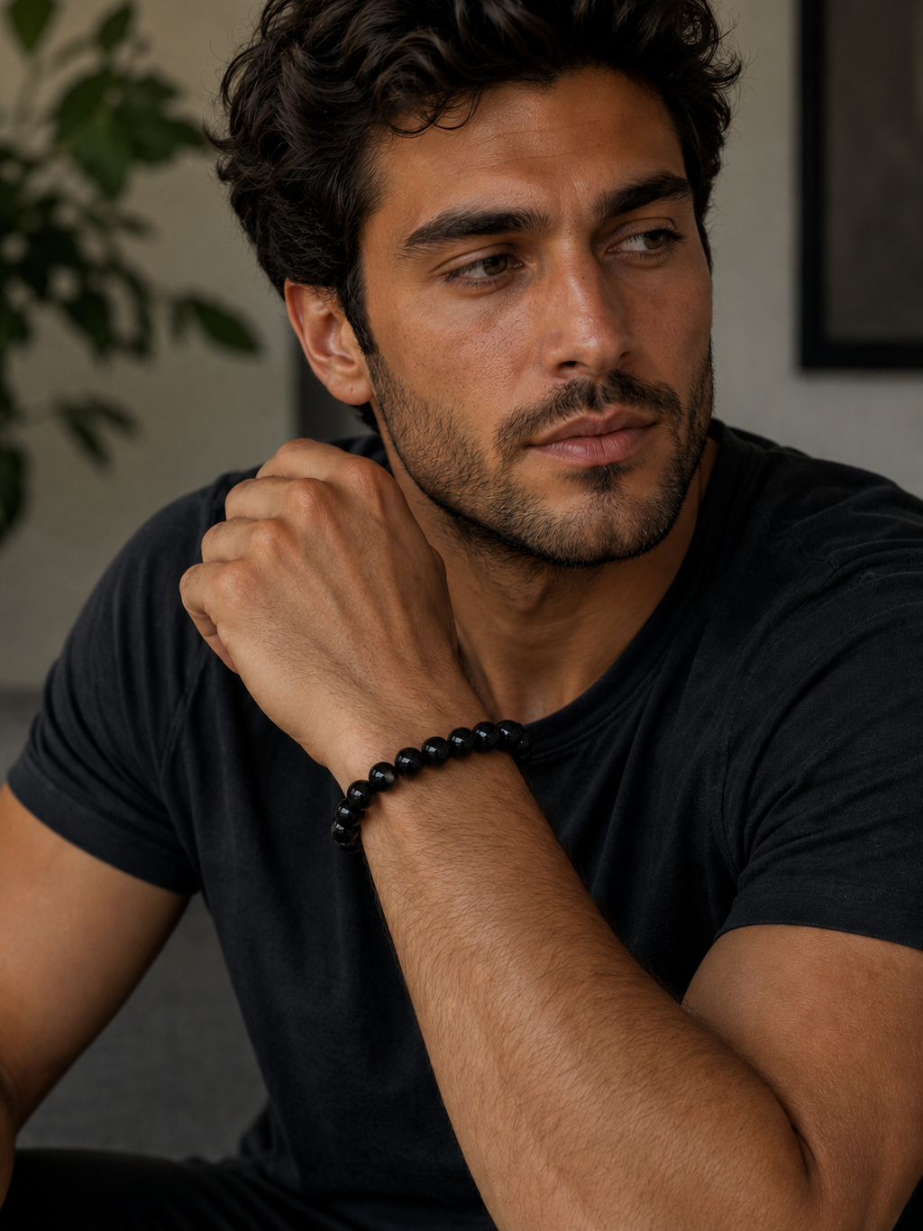 Men’s Natural Crystal Bracelet