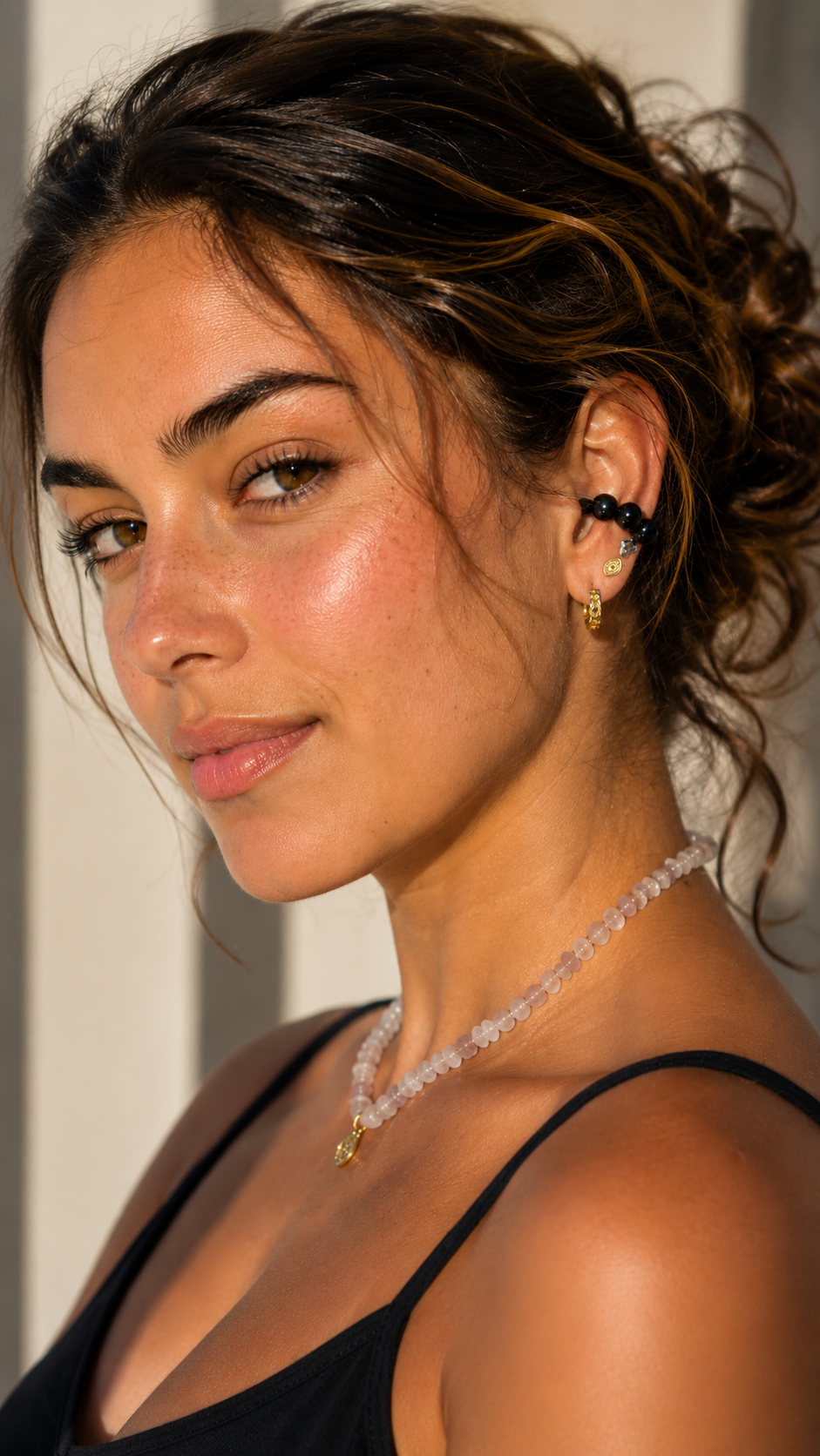 Crystal Ear Cuff Single Ear Cuff (No Piercing Required
