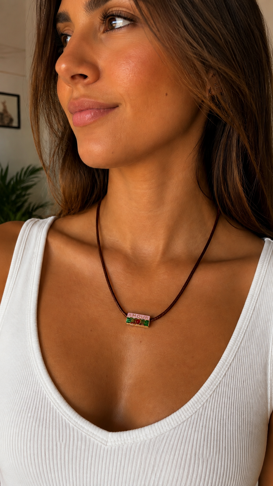 Mystic Evil Eye Cord Necklace