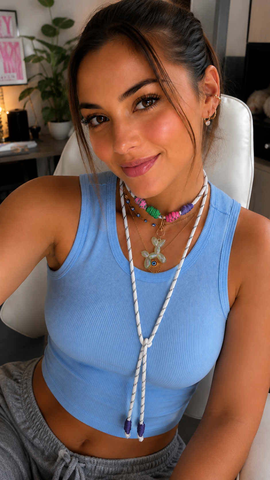 Boho Adjustable Long Pendant Necklace