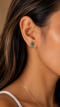 Hamsa Hand Stud Earrings