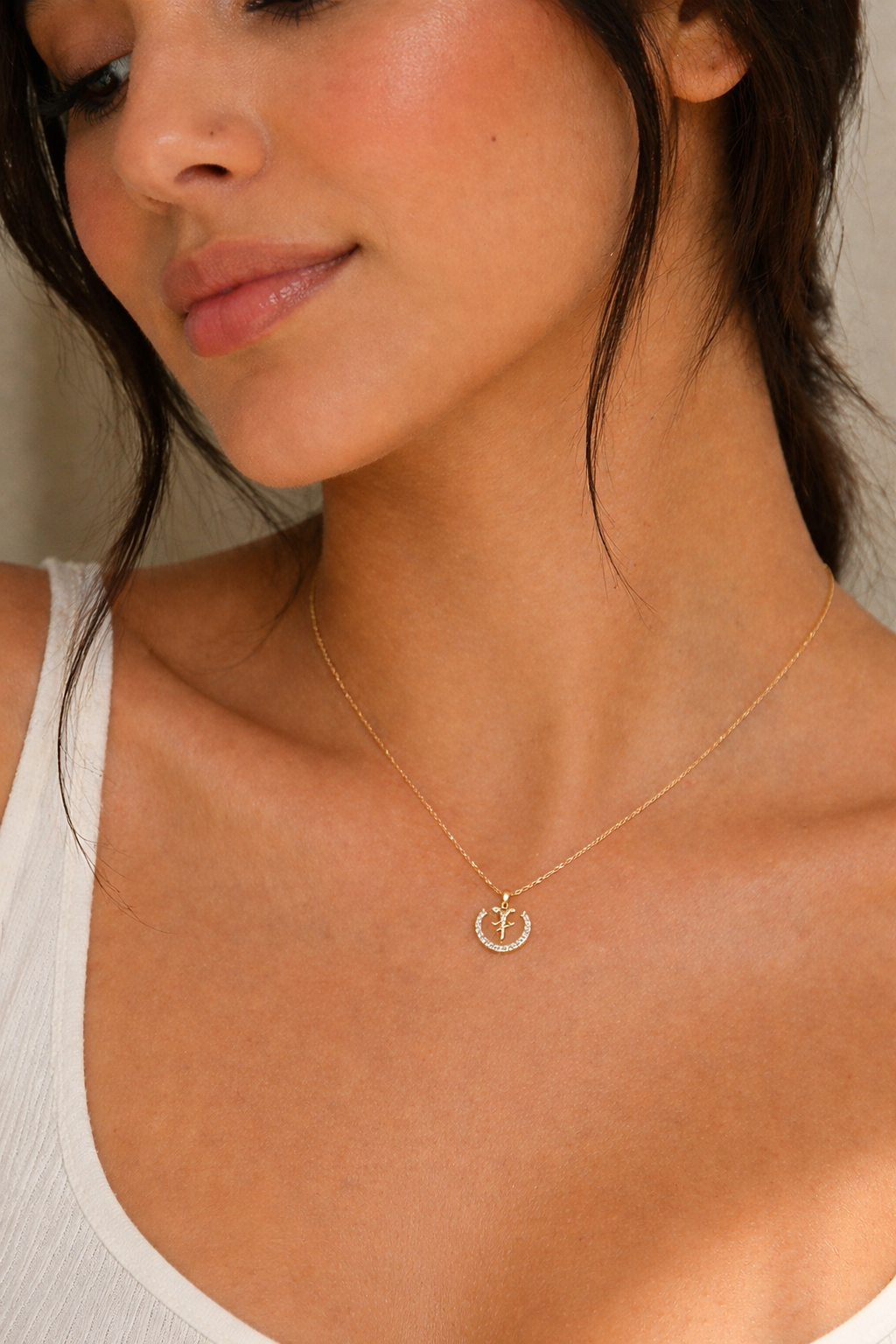 Zodiac Cubic Zirconia Necklace