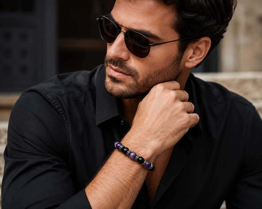 Men’s Natural Crystal Bracelet