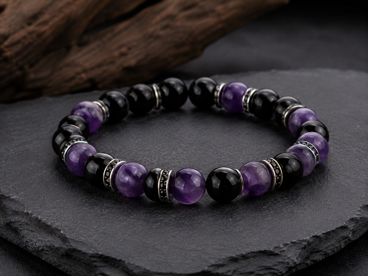 Men’s Natural Crystal Bracelet
