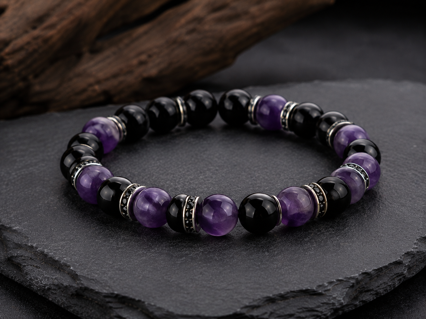 Men’s Natural Crystal Bracelet