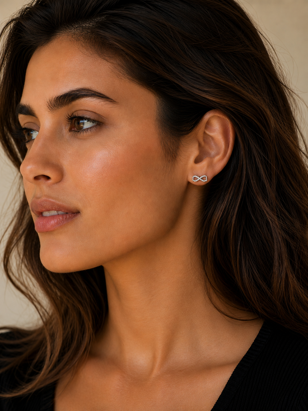 Infinity Stud Earrings