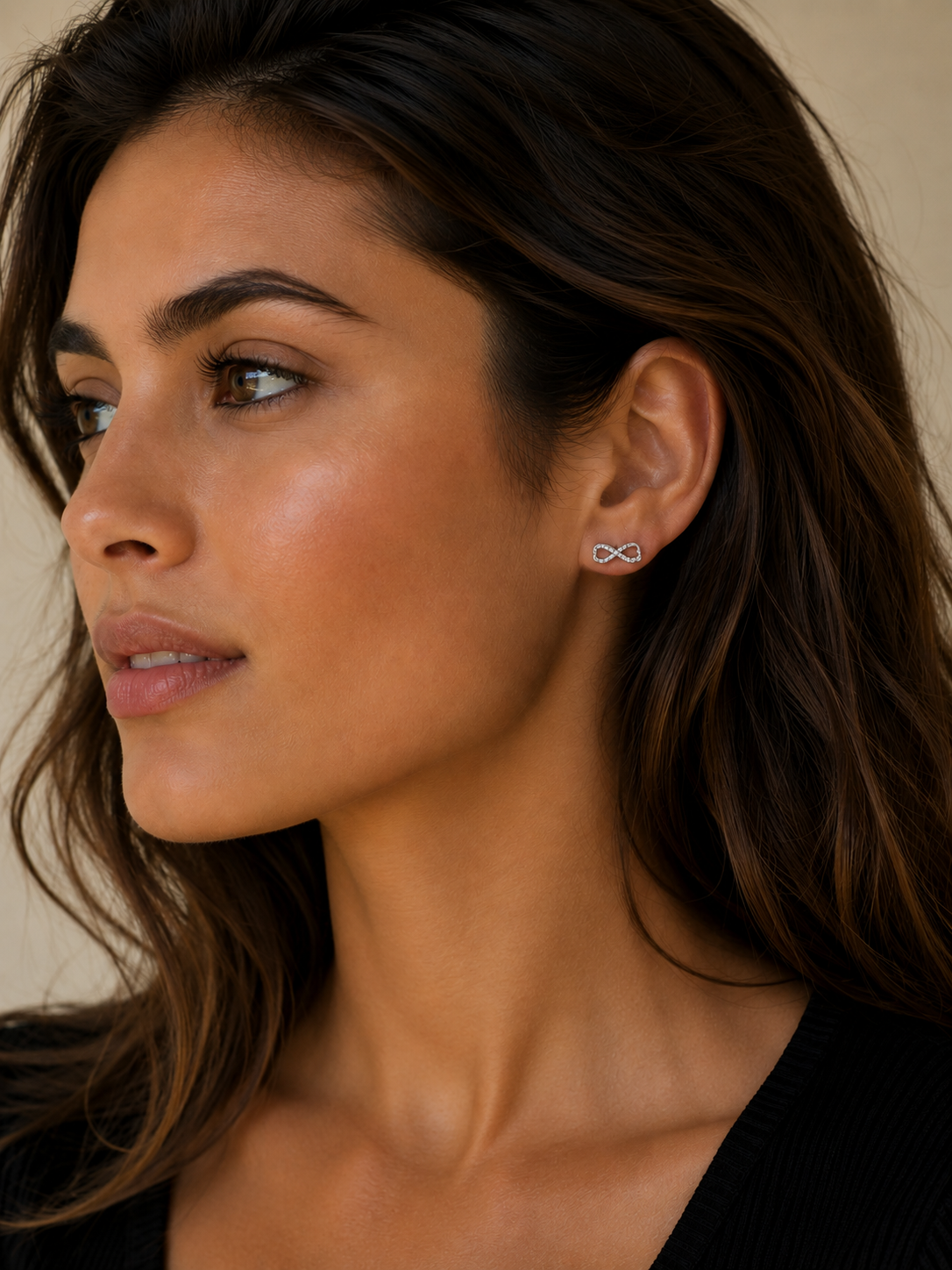 Infinity Stud Earrings