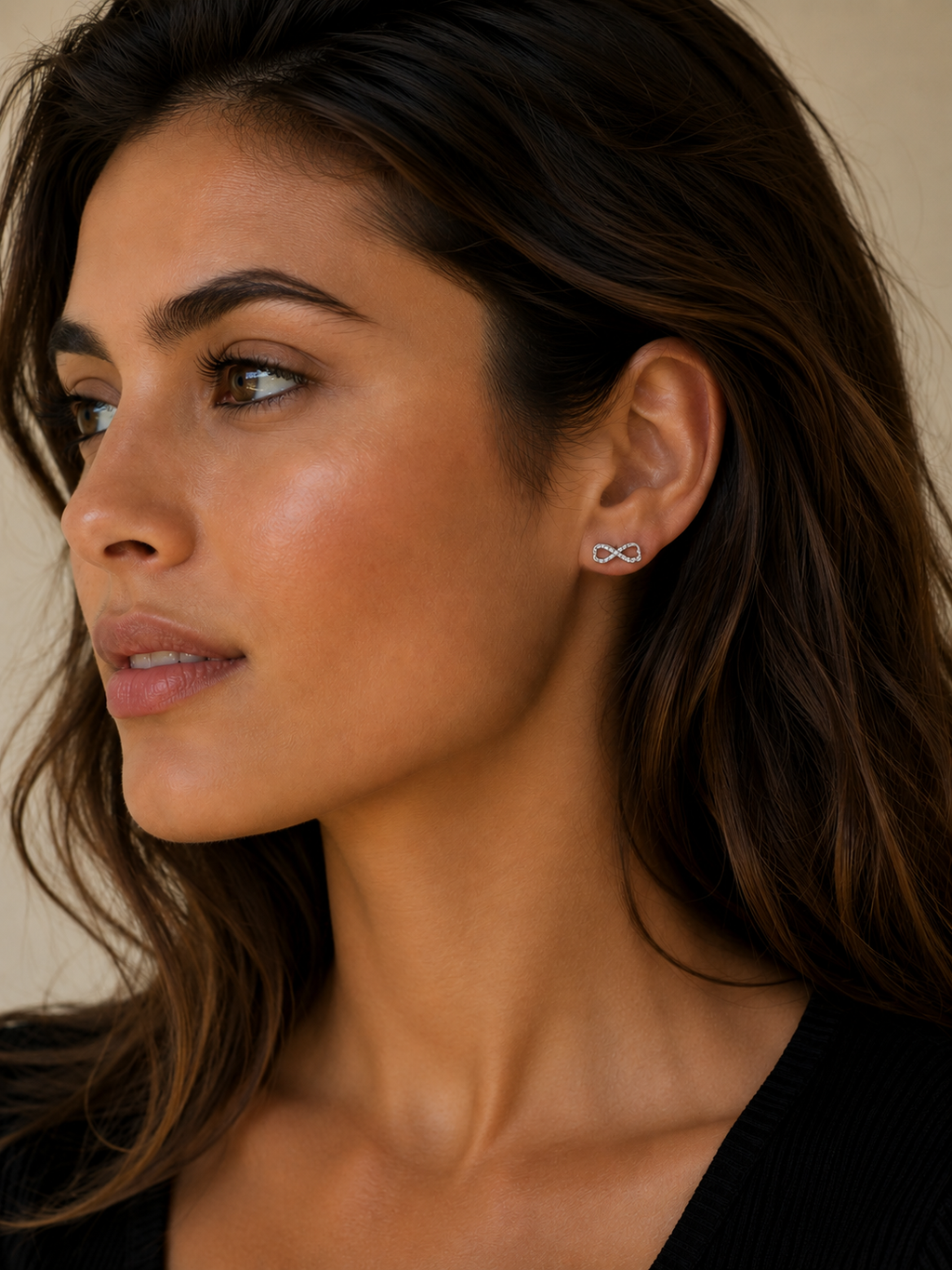 Infinity Stud Earrings
