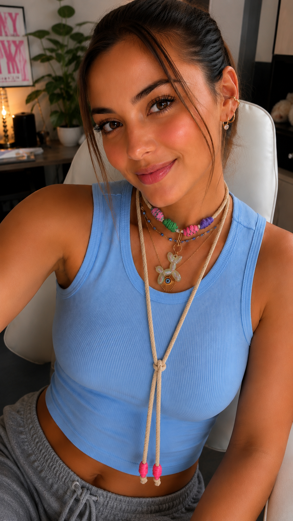 Boho Adjustable Long Pendant Necklace