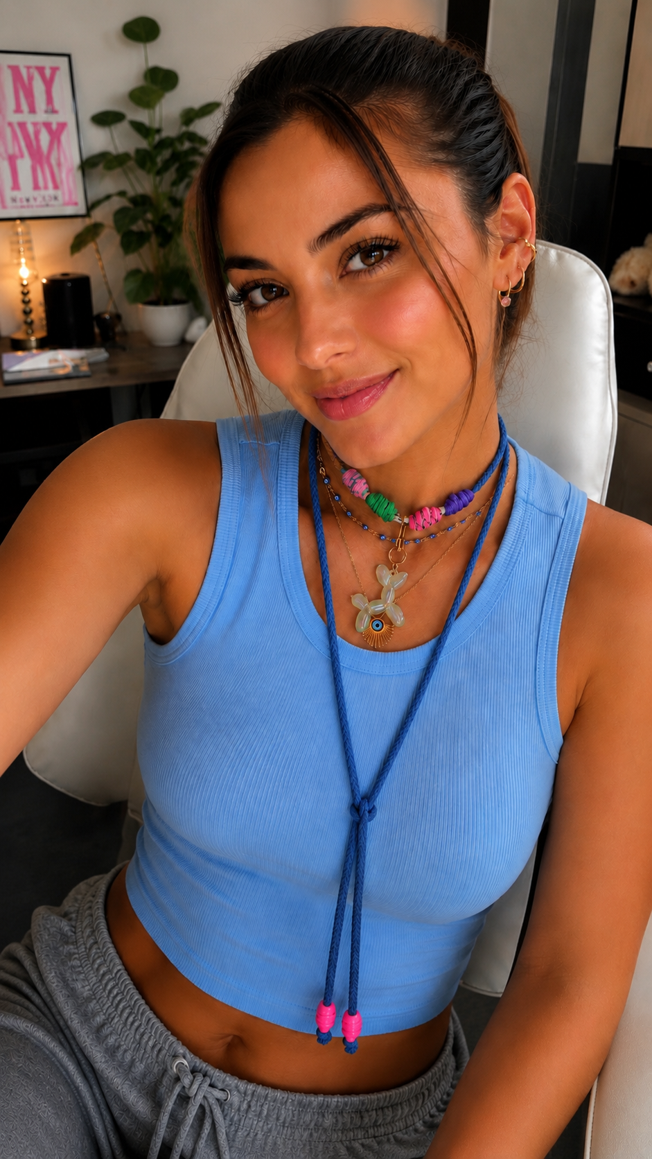 Boho Adjustable Long Pendant Necklace