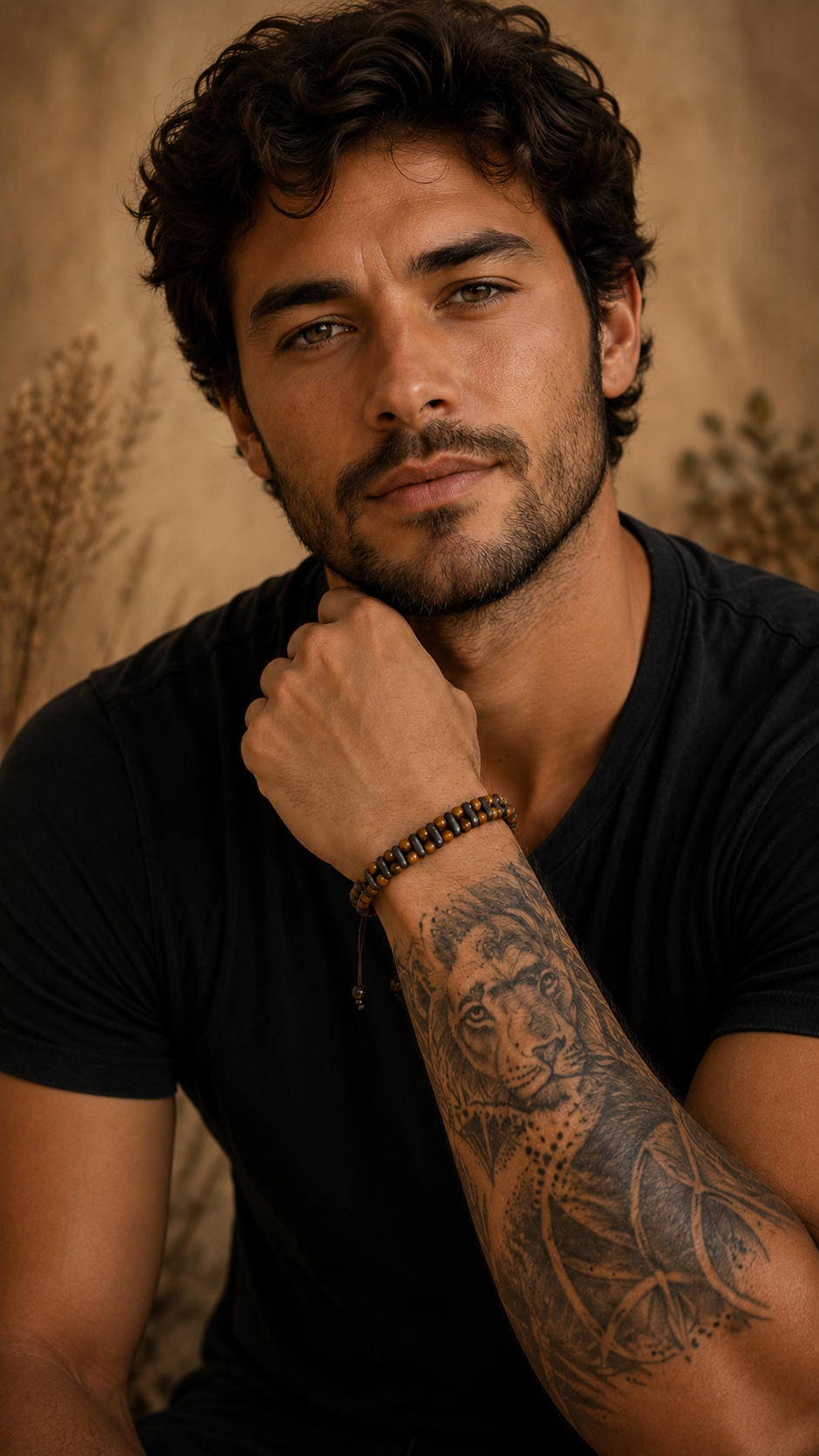 Men’s Natural Crystal Bracelet
