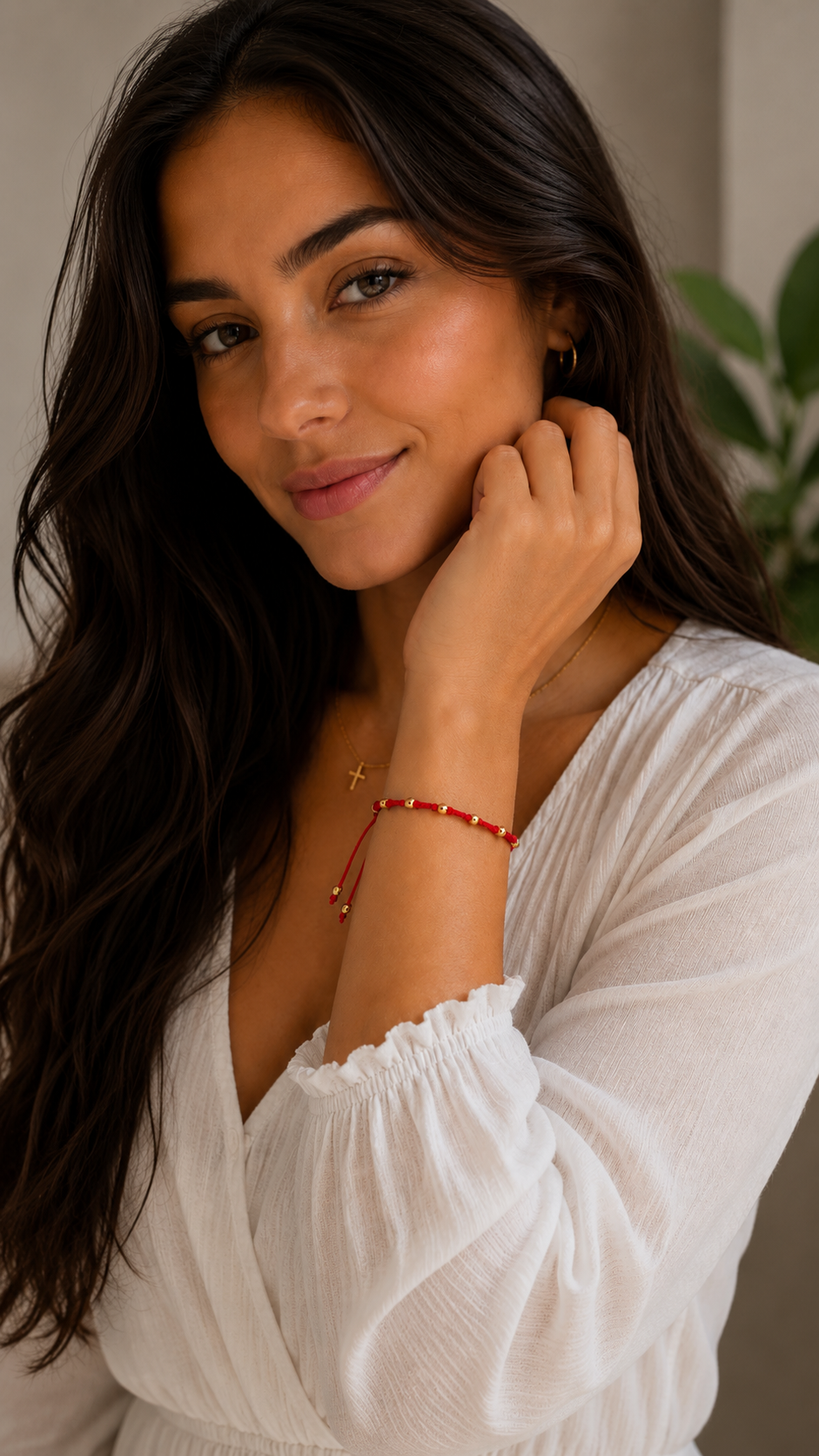Adjustable Gold Bead Bracelet