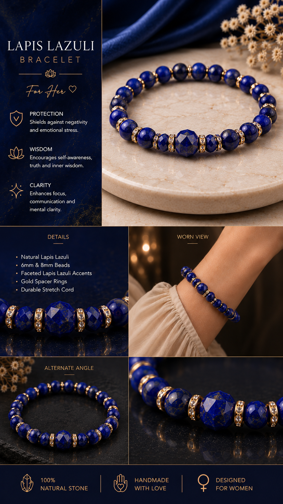 Elegant Gemstone Bracelet