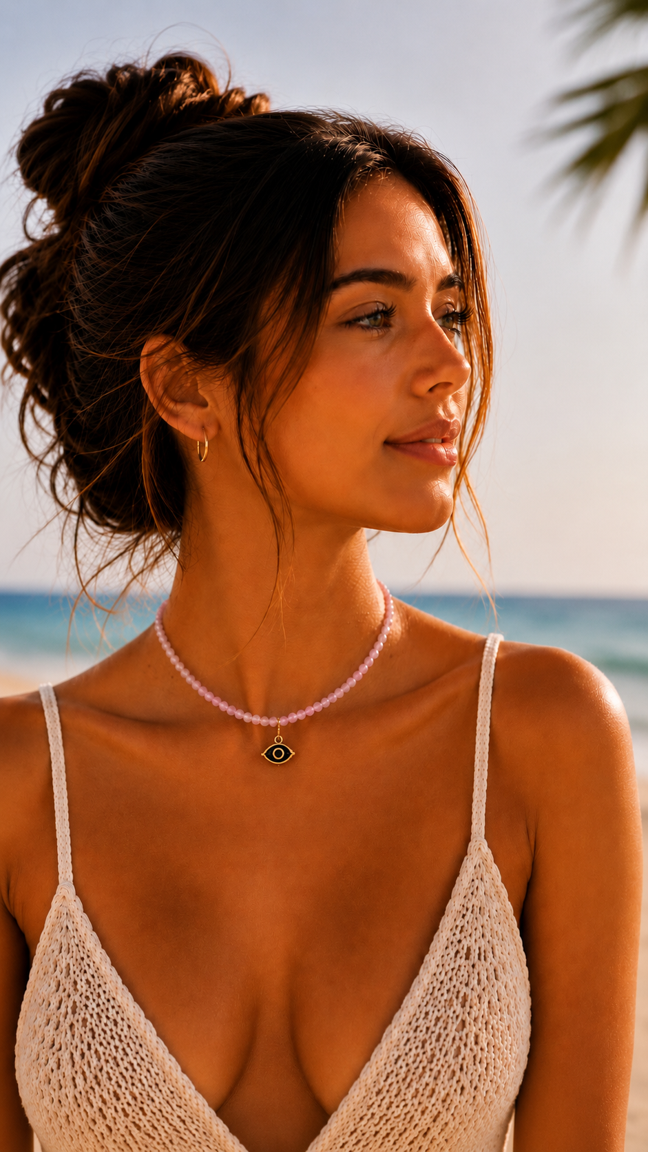 Crystal Faceted Necklace Collection