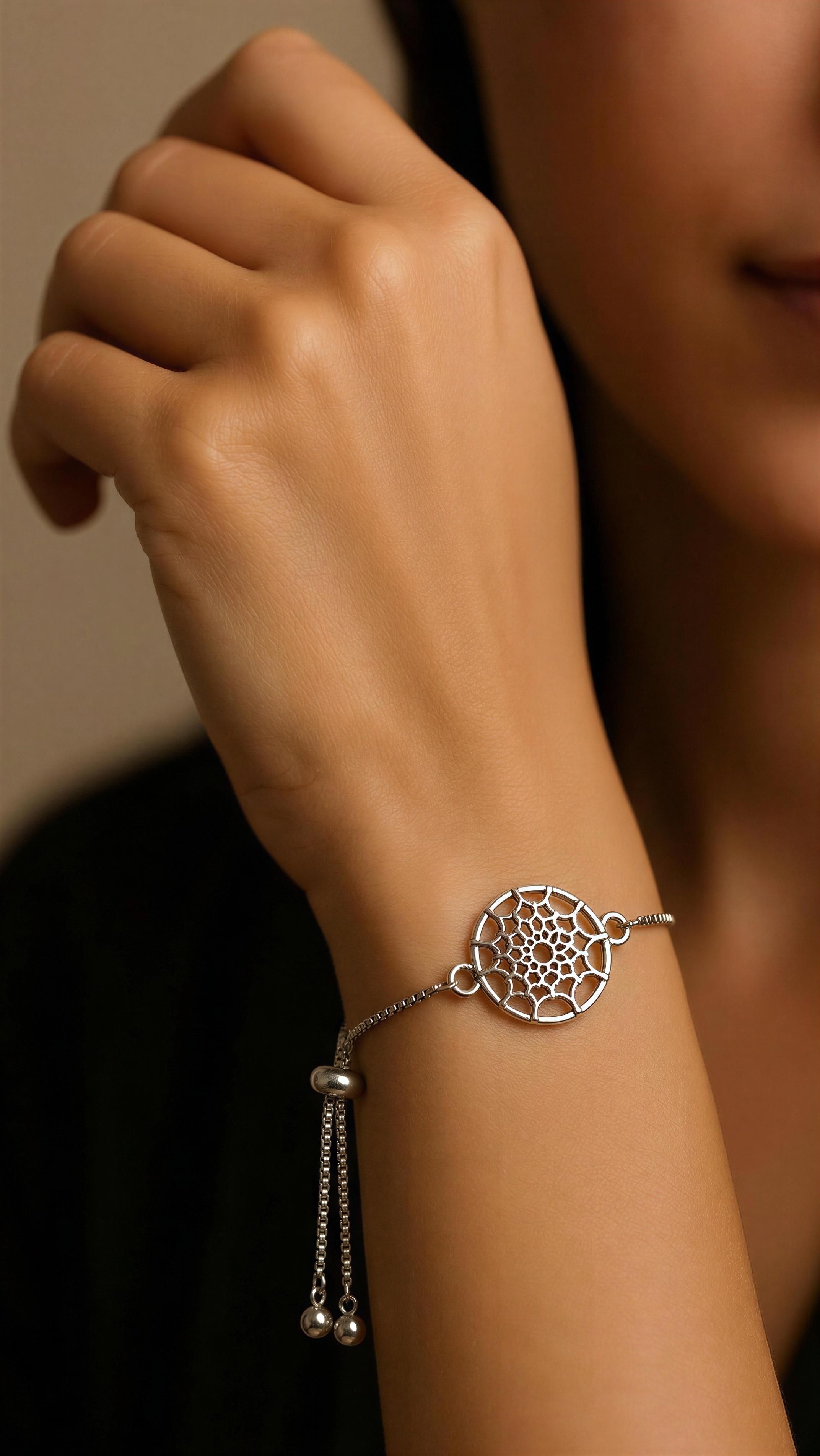 Filigree Charm Adjustable Bracelet