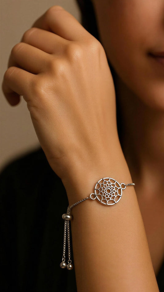 Filigree Charm Adjustable Bracelet