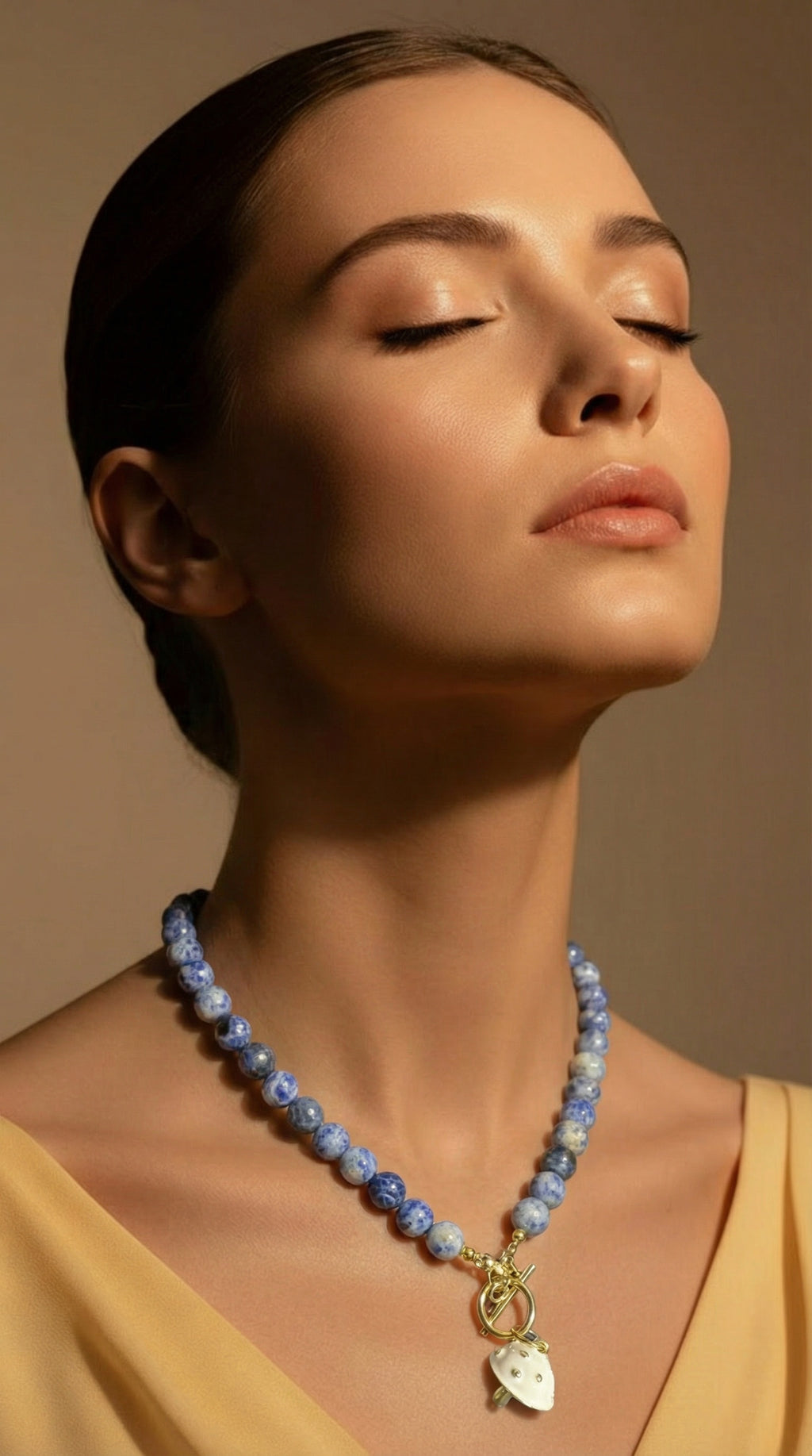 Handcrafted with natural Sodalite beads and finished with a gold toggle clasp and charm, this necklace is designed to support emotional balance, mental clarity, and confident self-expression. A powerful yet elegant piece for everyday wear or intentional moments.
💙 Sodalite  promotes calm, focus & communication
✨ Gold toggle closure with charm accent
🌿 One-of-a-kind handmade design

Wear your peace. Speak your truth. 